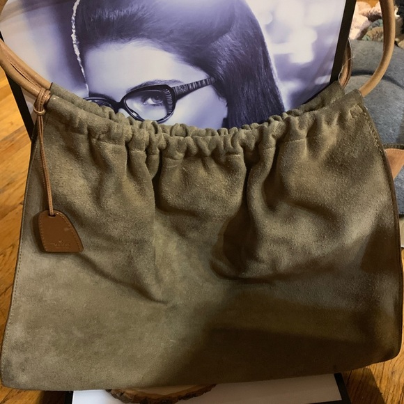 Gucci Suede Green Moss Bag - Picture 12 of 16